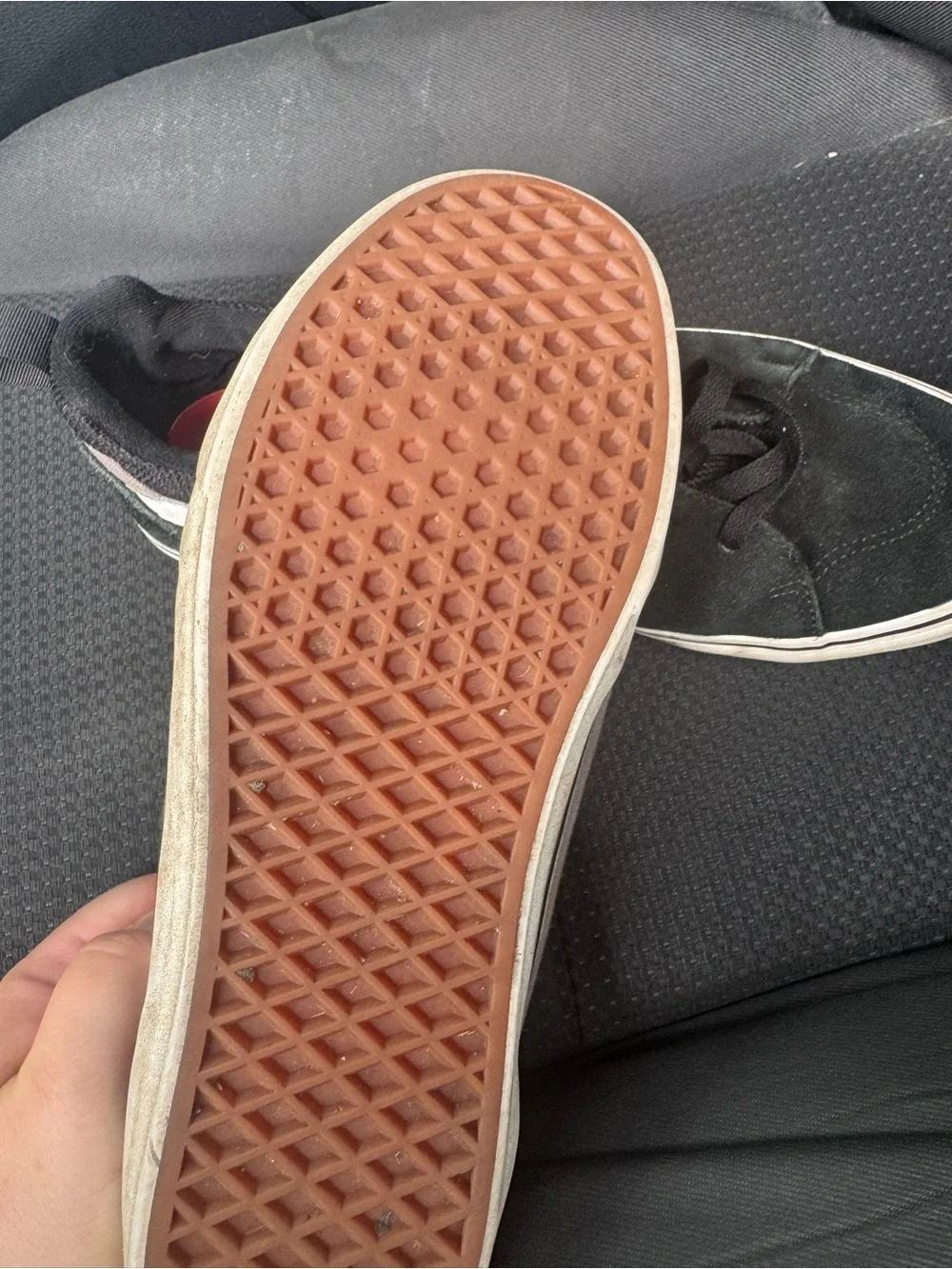 Vans Black and Brown Old Skool Low-Top Sneakers